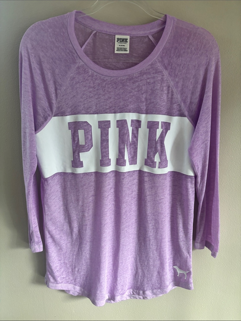 M Victoria’s Secret PINK 3/4 sleeve lightweight sheer tunic top